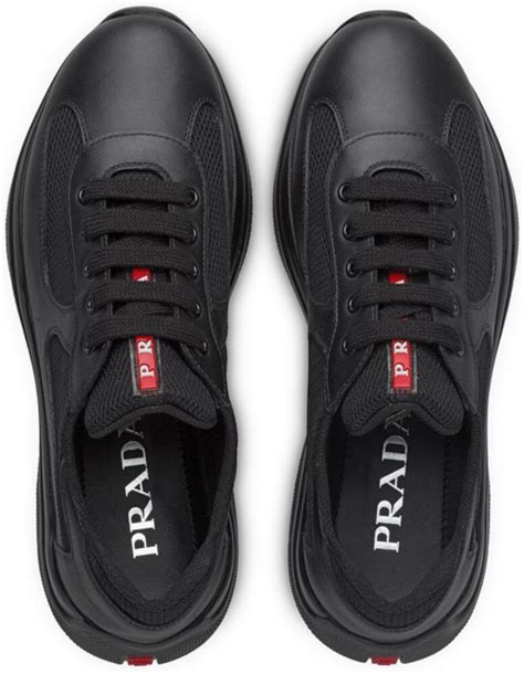 prada americas cup black|prada americas cup sneakers black.